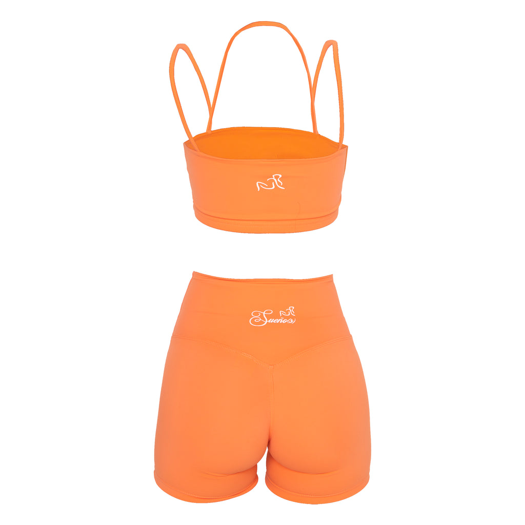 Orange Short Set