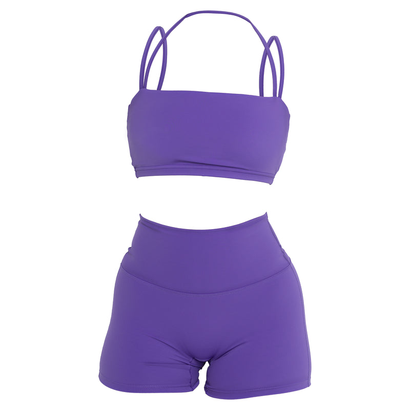 Purple Short set